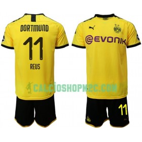 Borussia Dortmund Reus 11 Bambino Maglia Prima 2019/2020 Manica Corta (+ Pantaloncini)